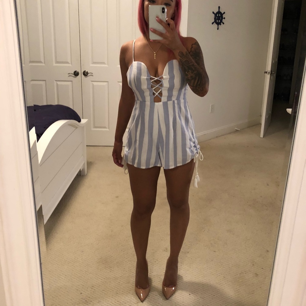 Striped Romper